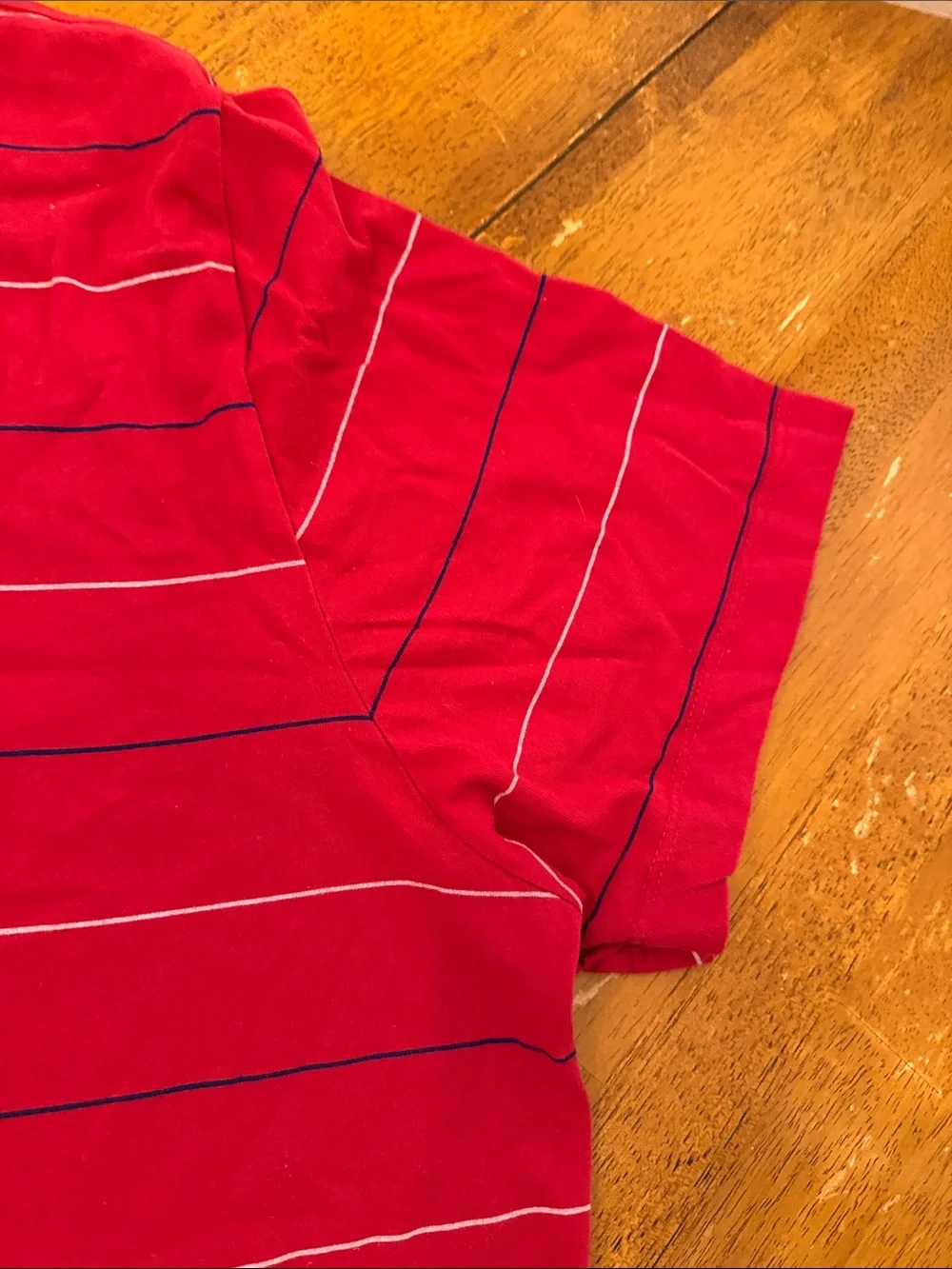 Nike Red Short-Sleeve USA Stripe Crew T-Shirt xxl